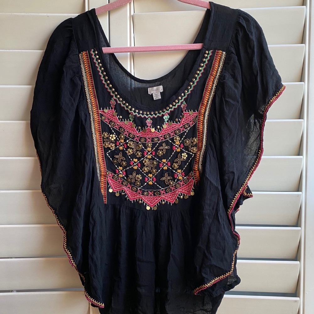 UO Bead Embroidered Top